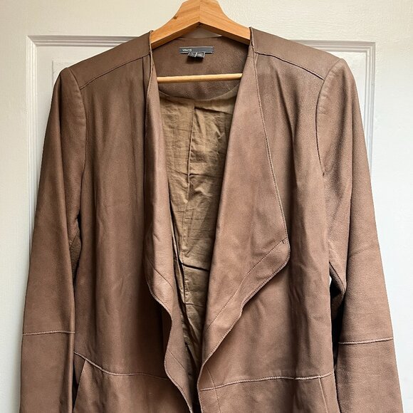 Vince Soft Leather Jacket - Picture 1 of 14